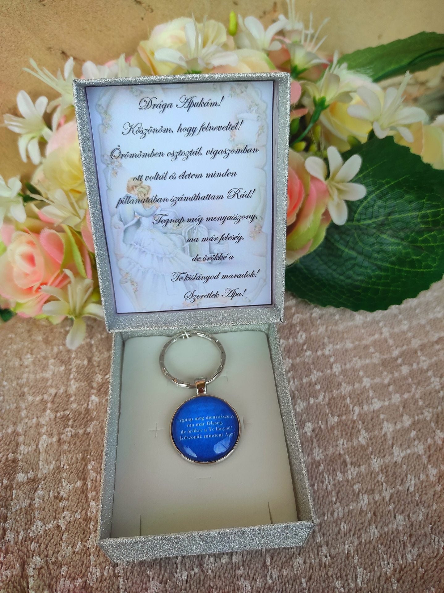 Ajándék örömapának esküvőre sötétkék